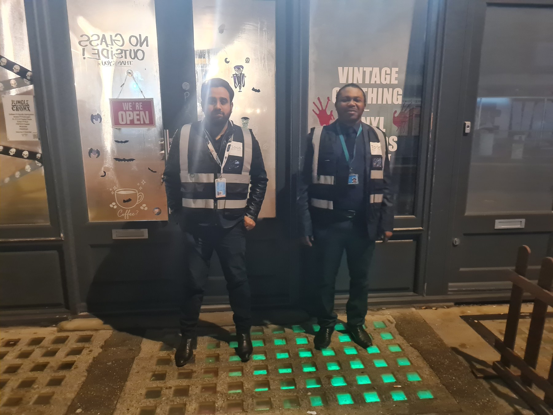 Two Togo Security operatives on venue duty